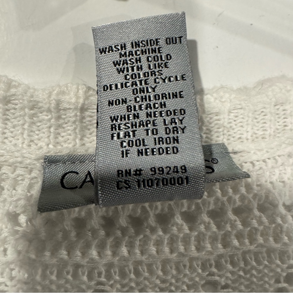 Catherines Crotchet One Button A Closure Sweater … - image 3